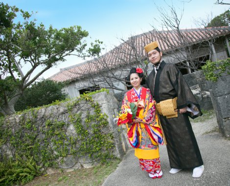 海洋博公園ウェディング　美ら島王朝結婚式