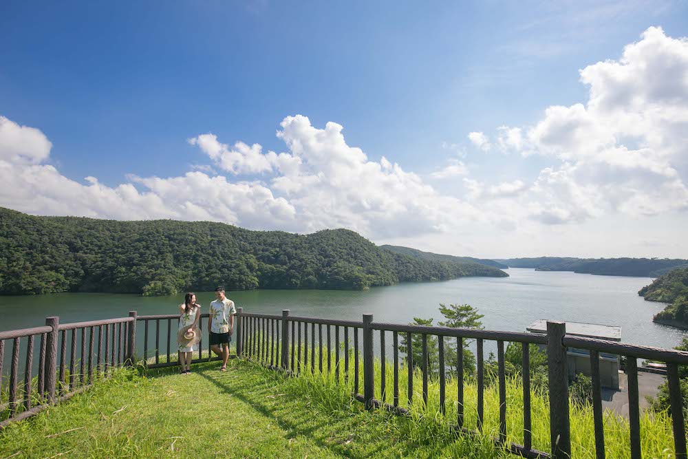 東村　フォトスポット　福地ダム